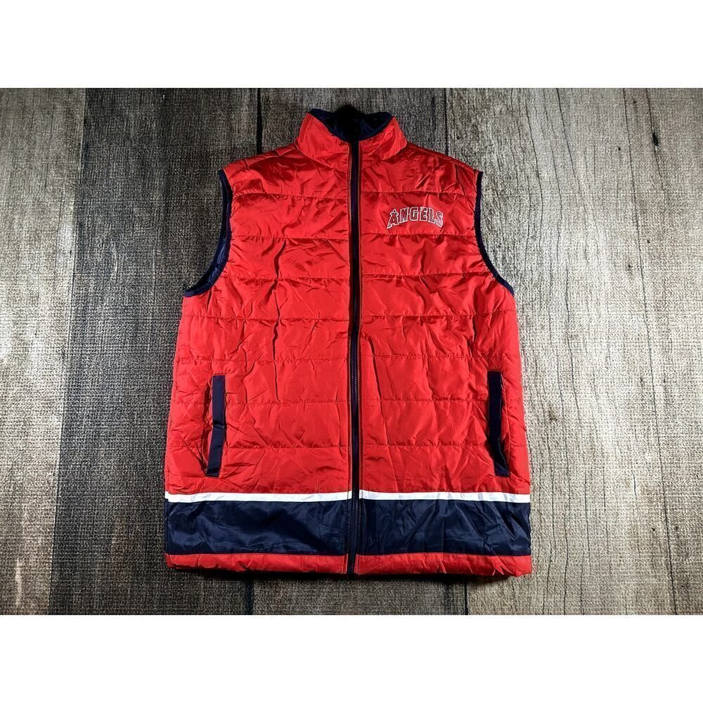 Los Angeles Angels Vest Red Men's Size XL 2025 Giveaway From 05/23/25